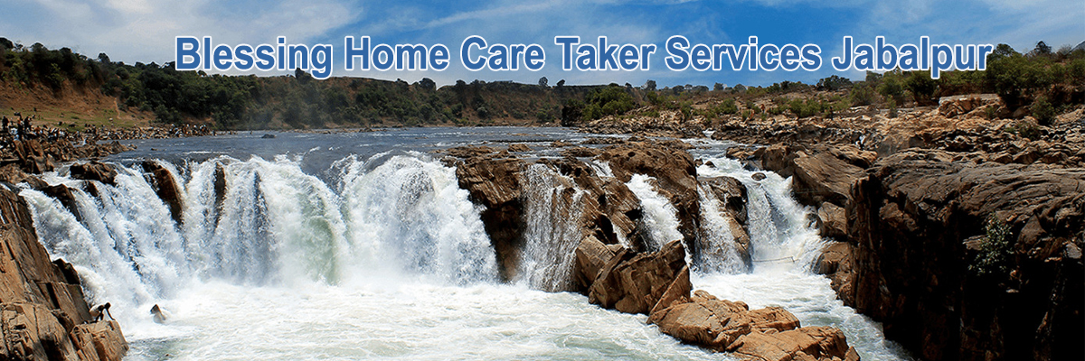 Happy senior with caregiver